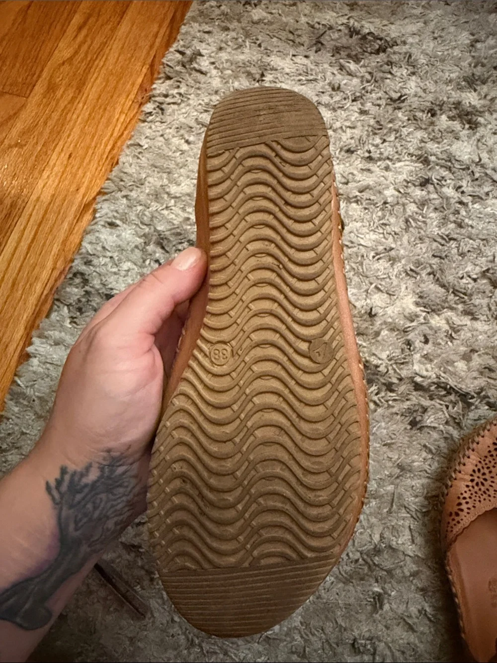 Spring step cute peep